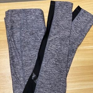 Pink VS Leggings with Mesh Side Panels